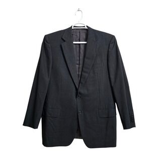 Ermenegildo Zenga Vintage Super 100's Wool Single Breasted Blazer Sz 46R